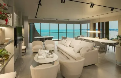 Apartamento luxo com 3 suítes à beira mar, à venda em cabo branco, joão pessoa - paraíba. entrega em 2026.