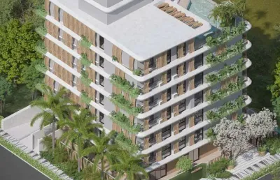 Pertinho da praia! só 10% de sinal + parcelinhas. apartamento studio / flat à venda em manaíra, joão pessoa. paraíba. entrega: 2028