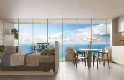 Studio / flat / garden à venda em cabedelo, na paraíba. ed. setai sailor entrega em 06/2028. lançamento de luxo frente mar.