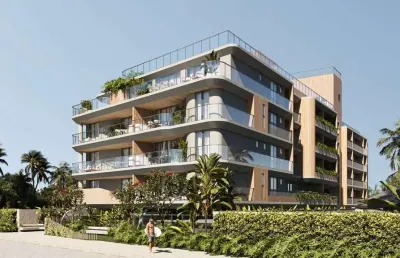 Lançamento beira mar, pé na areia - apartamento 3 suítes à venda na praia formosa em cabedelo - paraíba. entrega: 2028