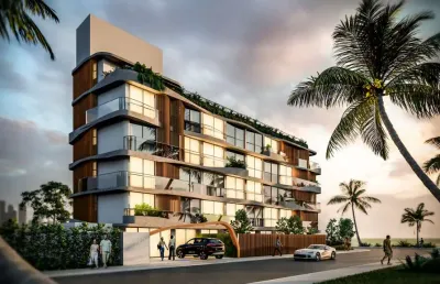 Lançamento frente mar. apartamento studio / flat à venda em cabo branco, joão pessoa - paraíba. entrega: 2028
