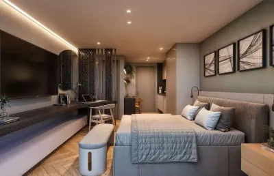 Apartamento garden 1 quarto 1 à venda em cabo branco - joão pessoa - paraíba - entrega: julho 29.  ed. get like residencial