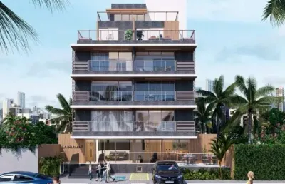 Só 10% entrada + parcelas. apartamento garden à venda na beira mar de cabo branco em joão pessoa - paraíba - entrega em fev/27
