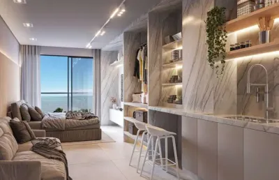 Entrada facilitada! próximo à praia - studio / flat à venda no jardim oceania em joão pessoa - paraíba -  5s oceania - entrega em dezembro/27