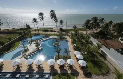 Apartamento pronto pra morar frente mar, 2 quartos 1 suíte à venda em cabedelo - paraíba. ed. blue beach. últimas unidades