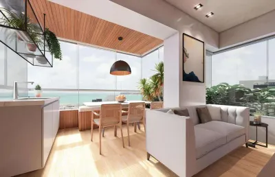Investimento estratégico. apartamento 1 quarto, alto padrão, à venda em tambaú, joão pessoa, paraíba. pronto em 2025. ed. atlantis live.