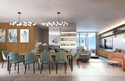 Frente mar, pronto neste ano! apartamento 3 quartos, 2 suítes, alto padrão à venda em camboinha - cabedelo - paraíba.
