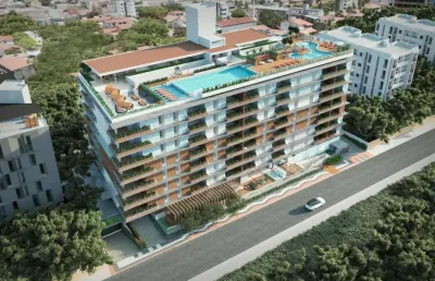 Frente mar, pronto neste ano! apartamento 4 suítes, alto padrão à venda em camboinha - cabedelo - paraíba.