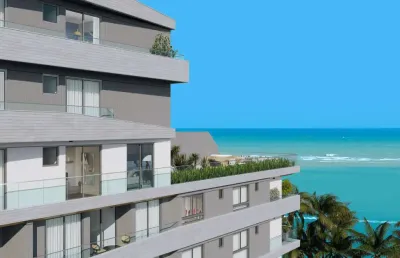 Só 10% entrada. apartamento a 40 metros do mar 3 quartos, 1 suíte à venda em cabedelo - pb. entrega próxima! entrega abril/26