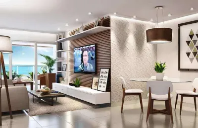 Frente mar alto padrão novo e pronto pra morar. apartamento 2 quartos 1 suíte à venda cabedelo - paraíba - ed. chaves do paraíso