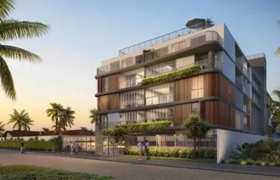 Viver ou investir à beira-mar. apartamento garden - beach house, alto padrão frente mar, à venda na praia de formosa, cabedelo - paraíba.