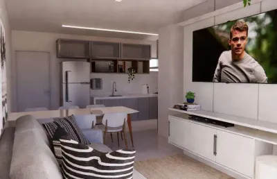 Apartamento 3 quartos (1 suíte) à venda em cabedelo - pb | ed. grand bay - a poucos passos do mar. entrega em 2025