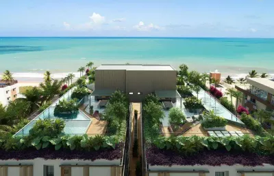 Lançamento pra viver ou investir à beira-mar. apartamento garden, alto padrão frente mar de intermares, à venda em cabedelo - paraíba. entrega: junho/