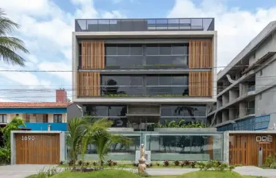 Apartamentos garden com 3 suítes frente mar, novo e pronto para mora em cabo branco, joão pessoa - paraíba - ed. oré residencial.