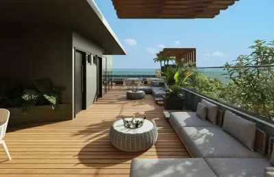 A poucos passos da praia. apartamento novo e pronto pra morar 3 suítes - 02 vagas à venda em camboinha - cabedelo - paraíba.