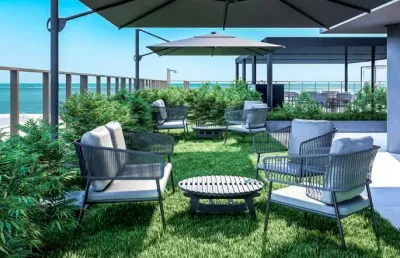 Alto padrão, frente mar, pé na areia. apartamento 3 suítes à venda em cabedelo - paraíba. ed. bela formosa. entrega: março/27