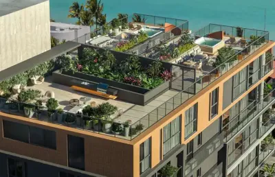 Lançamento frente mar. apartamento alto padrão 3 suítes à venda em camboinha, cabedelo / pb. entrega: junho/26
