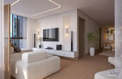 Lançamento frente mar. apartamento alto padrão 3 suítes à venda em camboinha, cabedelo / pb. entrega: junho/26