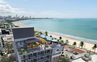 Investimento a poucos metros da praia: 12% de ato + facilitas. studios / flats à venda em manaíra, joão pessoa - paraíba. entrega em 2027