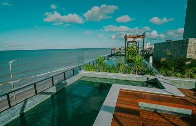 Apartamento frente mar, novo e pronto pra morar. 2 quartos 1 suíte à venda no bessa - joão pessoa - paraíba