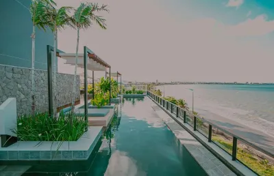 Apartamento garden frente mar, novo e pronto pra morar à venda no bessa - joão pessoa - paraíba