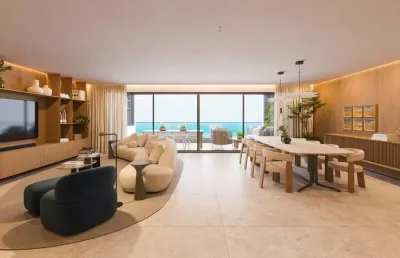 Lançamento de luxo e exclusividade! apartamento com 281m² 4 suítes, à venda no altiplano em joão pessoa - paraíba.