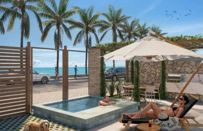 Lançamento frente mar. apartamento garden alto padrão 2 suítes à venda na praia formosa em cabedelo - paraíba - entrega em 2028
