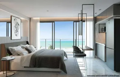 Frente mar, alta valorização e rentabilidade. apartamento studio / flat à venda em intermares - cabedelo - paraíba - entrega em 2026