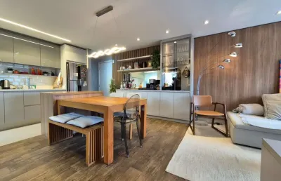 Apartamento mobiliado, 3 dormitórios, 1 suíte condomínio update à venda no bairro portão, curitiba - paraná. pronto para morar!