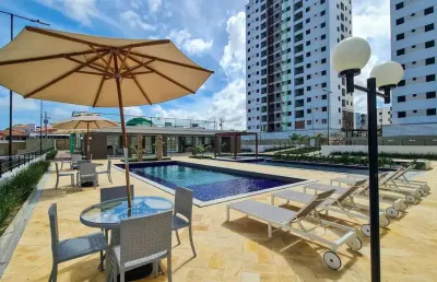 Novo e pronto pra morar. apartamento 3 quartos 1 suíte à venda no bairro dos bancários em joão pessoa - paraíba.