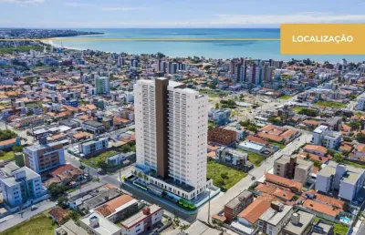 Apartamento à venda no bessa, joão pessoa: 3 quartos, 2 suítes, 2 salas, 2 vagas de garagem, 77,15m² - condomínio ocean beach