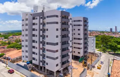 Documentação grátis! apartamento 2 quartos sendo 1 suíte, novo e pronto para morar à venda no coração de joão pessoa.