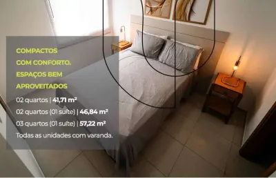 Documentação grátis! apartamento 2 quartos sendo 1 suíte, novo e pronto para morar no coração de joão pessoa.
