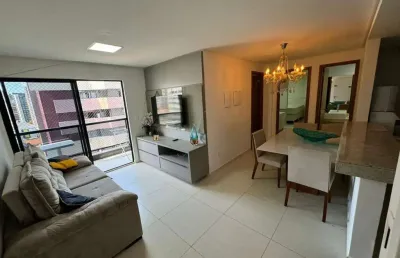Apartamento mobiliado, 2 dorms (1 suíte), 64m² à venda em manaíra - joão pessoa - paraíba