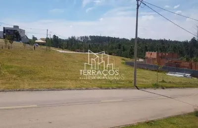 Lindo terreno com suave aclive à venda, com projeto aprovado, condomínio de alto padrão terras da alvorada, itupeva sp