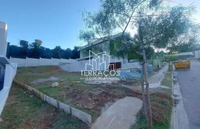 Terreno em aclive à venda em ponto alto do condomínio reserva marajoara em jundiaí sp, ótima localização