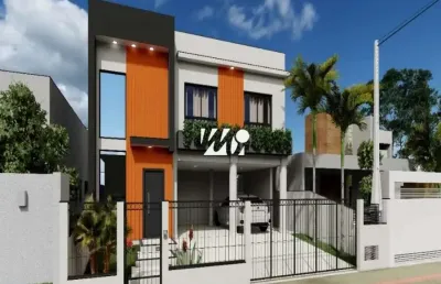 Sobrado com 3 quartos sendo 1 suíte em nova palhoça
