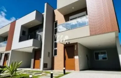 Casa em condomínio fechado com 3 quartos à venda na Avenida Vereador Aldo Antônio de Souza, 1, Sertão do Maruim, São José