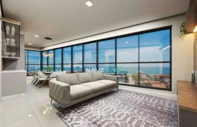 Apartamento com vista para o mar na praia do trapiche em penha