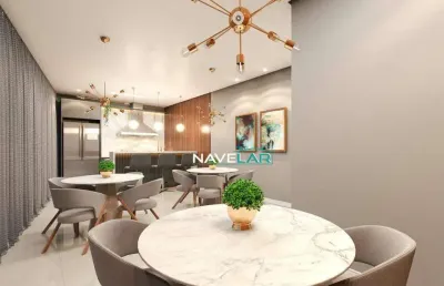Apartamento com 2 dormitórios à venda, 76 m² por r$ 568.867,00 - gravatá - navegantes/sc