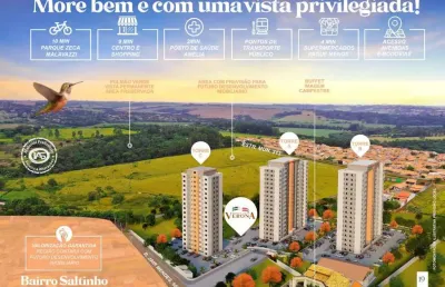 Apartamento para venda em paulínia, saltinho, 2 dormitórios, 1 suíte, 1 banheiro, 1 vaga