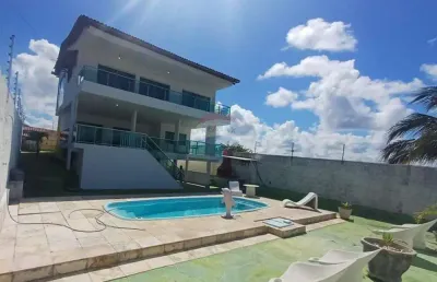 Casa à venda na praia de tabatinga i | 5 quartos | vista mar | piscina | litoral sul da paraíba