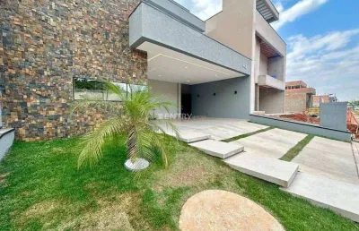 Belíssima casa 3 dormitórios mais escritório sendo 3 suites, vaga para 4 carros, condomínio completo em estrutura e lazer, perto de tudo que você precisa