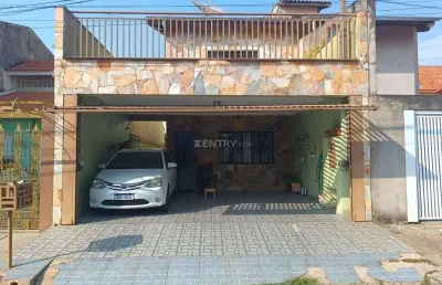 Lindo sobrado no almerinda chaves em jundiaí-sp,  aceita permuta por casa térrea ou terreno na região! 3 dormitórios,  2 banheiros,  sala, copa, cozinha, 2 vagas, alguns ambientes com planejados e ar 