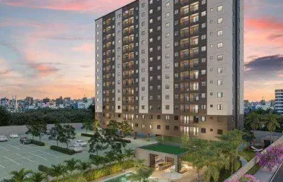 Apartamento à venda com 60,05m², 03 qts(01 suíte), varanda, 01 vaga. condomínio com infraestrutura e lazer.