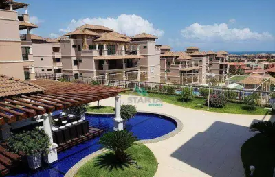 Apartamento mobiliado no beverly hills porto das dunas com 02 dormitórios.