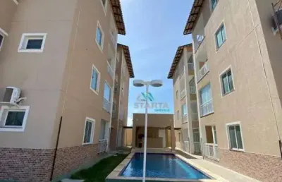 Apartamento com 2 dormitórios à venda, 46 m²  - porto das dunas - aquiraz/ce