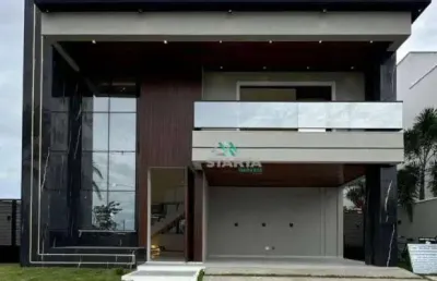 Casa com 4 dormitórios à venda, 363 m²  - cidade alpha - eusébio/ce