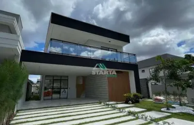 Casa com 4 dormitórios à venda, 246 m²- cidade alpha - eusébio/ce