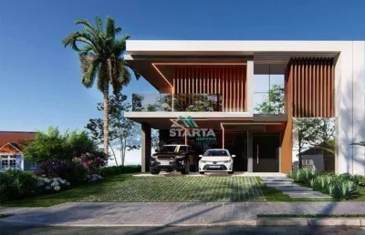 Casa no alphaville, cidade alpha, com 4 dormitórios à venda por r$ 2.450.000 - santo antonio - eusébio/ce
